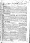 Wooler's British Gazette Sunday 22 April 1821 Page 1
