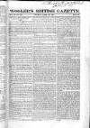 Wooler's British Gazette Sunday 29 April 1821 Page 1