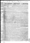 Wooler's British Gazette Sunday 13 May 1821 Page 1