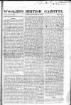 Wooler's British Gazette Sunday 20 January 1822 Page 1