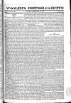 Wooler's British Gazette Sunday 17 February 1822 Page 1