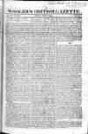 Wooler's British Gazette Sunday 19 May 1822 Page 1