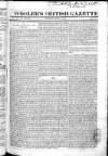 Wooler's British Gazette Sunday 07 July 1822 Page 1