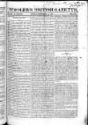 Wooler's British Gazette Sunday 15 September 1822 Page 1