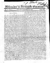 Wooler's British Gazette Sunday 27 October 1822 Page 1