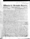Wooler's British Gazette Sunday 09 March 1823 Page 1