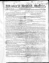 Wooler's British Gazette Sunday 11 May 1823 Page 1