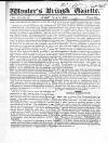 Wooler's British Gazette Sunday 25 May 1823 Page 1