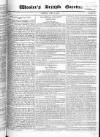Wooler's British Gazette Sunday 06 July 1823 Page 1