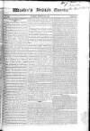 Wooler's British Gazette Sunday 17 August 1823 Page 1