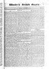 Wooler's British Gazette Sunday 02 November 1823 Page 1