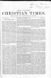 Christian Times Wednesday 04 November 1863 Page 1