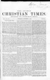 Christian Times Wednesday 16 December 1863 Page 1