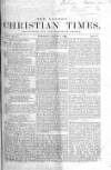 Christian Times Wednesday 06 January 1864 Page 1