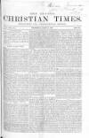 Christian Times Wednesday 02 March 1864 Page 1