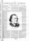 Christian Times Friday 08 November 1867 Page 1
