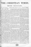 Christian Times Friday 19 February 1869 Page 1