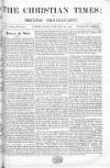 Christian Times Friday 26 February 1869 Page 1