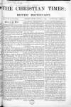 Christian Times Friday 27 August 1869 Page 1