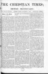 Christian Times Friday 17 September 1869 Page 1