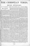 Christian Times Friday 12 November 1869 Page 1