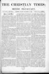 Christian Times Friday 10 December 1869 Page 1
