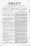 Brief Saturday 24 November 1877 Page 1