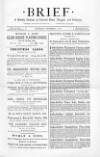 Brief Saturday 01 December 1877 Page 1