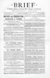 Brief Saturday 22 December 1877 Page 1