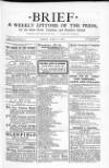 Brief Friday 25 April 1879 Page 1