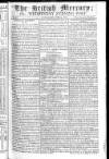 British Mercury or Wednesday Evening Post Wednesday 04 June 1806 Page 1