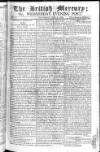 British Mercury or Wednesday Evening Post Wednesday 09 July 1806 Page 1