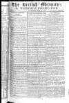 British Mercury or Wednesday Evening Post Wednesday 16 July 1806 Page 1