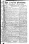 British Mercury or Wednesday Evening Post Wednesday 24 September 1806 Page 1