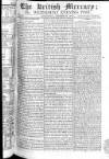 British Mercury or Wednesday Evening Post Wednesday 22 October 1806 Page 1