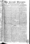 British Mercury or Wednesday Evening Post Wednesday 29 October 1806 Page 1