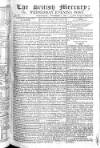 British Mercury or Wednesday Evening Post Wednesday 05 November 1806 Page 1