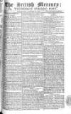 British Mercury or Wednesday Evening Post Wednesday 28 October 1807 Page 1