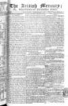 British Mercury or Wednesday Evening Post Wednesday 16 December 1807 Page 1
