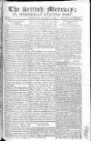 British Mercury or Wednesday Evening Post Wednesday 11 January 1809 Page 1
