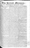 British Mercury or Wednesday Evening Post Wednesday 21 June 1809 Page 1