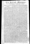 British Mercury or Wednesday Evening Post Wednesday 21 March 1810 Page 1