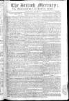 British Mercury or Wednesday Evening Post Wednesday 16 May 1810 Page 1