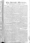 British Mercury or Wednesday Evening Post Wednesday 27 June 1810 Page 1