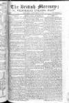 British Mercury or Wednesday Evening Post Wednesday 12 September 1810 Page 1