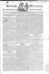British Mercury or Wednesday Evening Post Wednesday 17 July 1822 Page 1