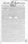 British Mercury or Wednesday Evening Post Wednesday 11 December 1822 Page 1