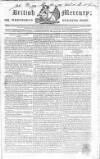 British Mercury or Wednesday Evening Post Wednesday 25 December 1822 Page 1