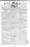 British Mercury or Wednesday Evening Post Wednesday 12 March 1823 Page 1