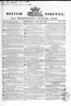 British Mercury or Wednesday Evening Post Wednesday 28 May 1823 Page 1